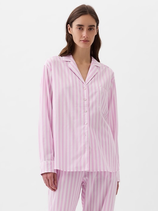 Image number 1 showing, Poplin PJ Shirt