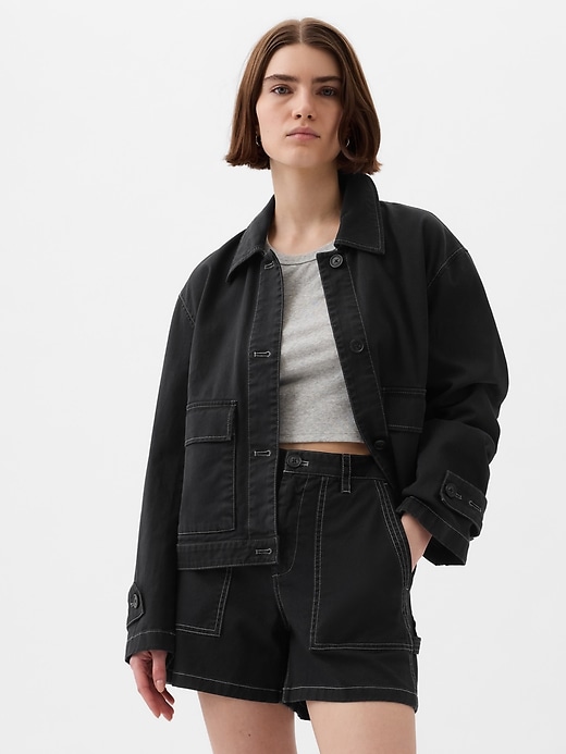 Image number 1 showing, Relaxed Utility Jacket