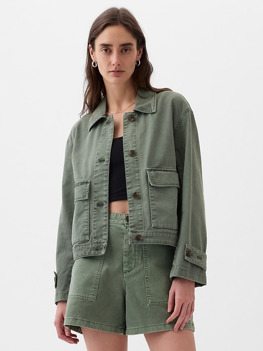 Image number 1 showing, Relaxed Utility Jacket