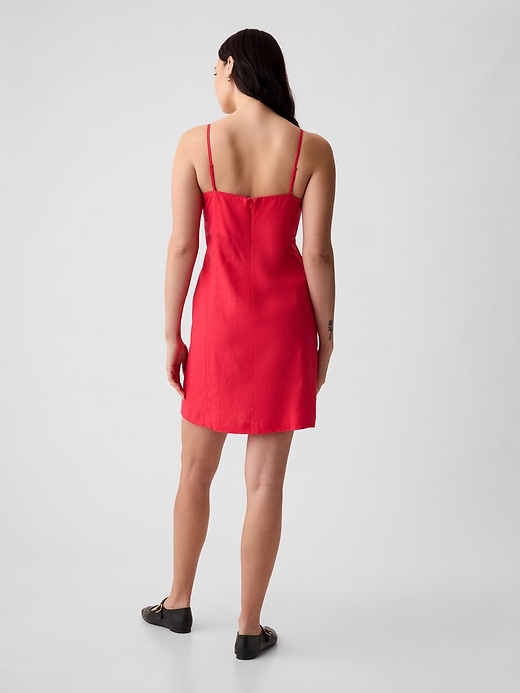 Image number 5 showing, Linen-Blend Mini Dress