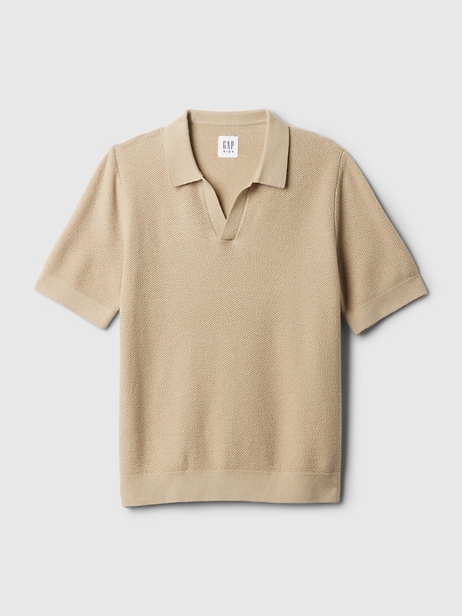 Image number 9 showing, Kids Textured Polo Sweater