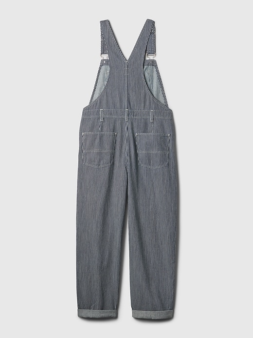 Image number 7 showing, Striped Loose Overalls