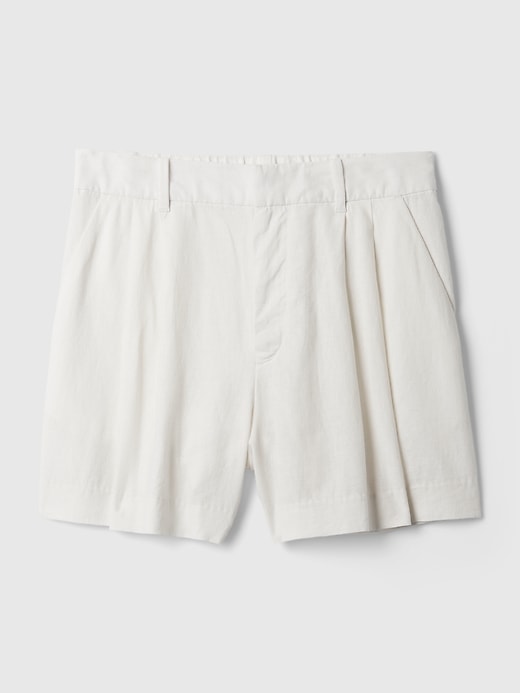 Image number 7 showing, 365 High Rise Linen-Blend Shorts