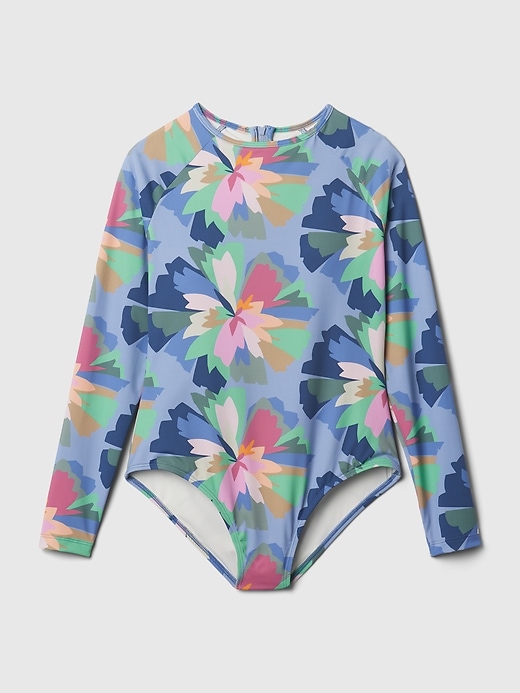 Image number 3 showing, Rash Guard One-Piece Swimsuit