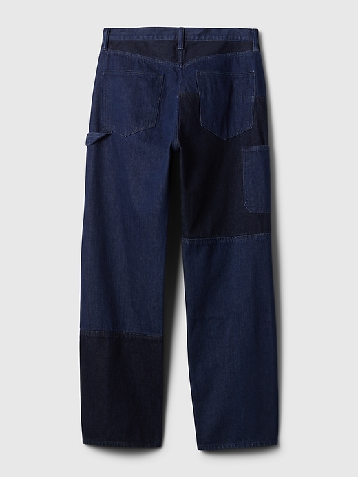 Image number 6 showing, '90s Loose Patchwork Jeans