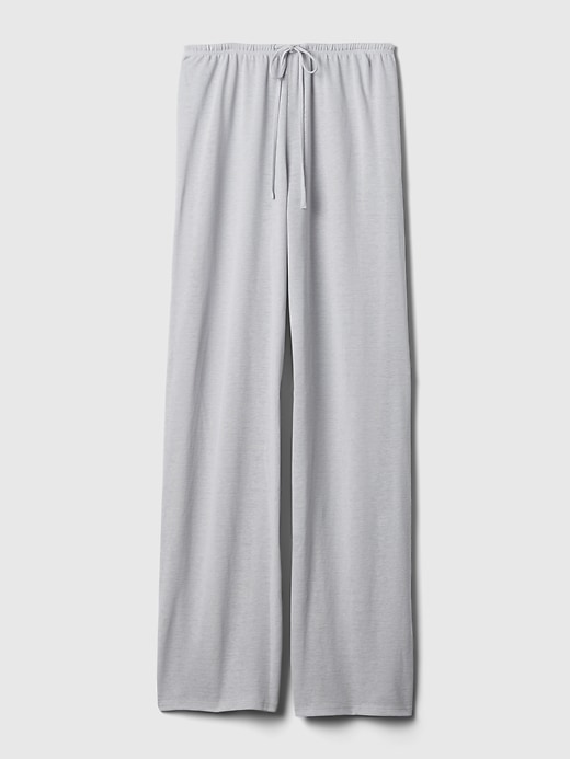 Image number 4 showing, Linen-Blend PJ Pants