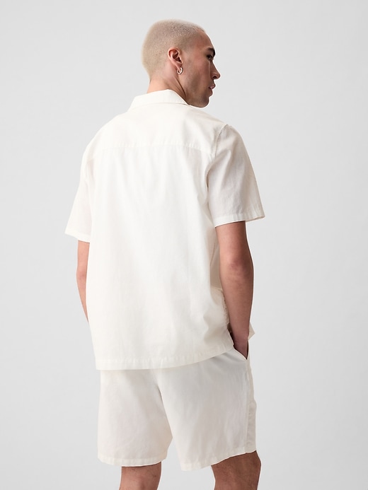 Image number 2 showing, Linen-Cotton Utility Shirt