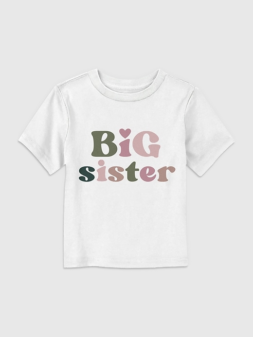 Image number 1 showing, Toddler Big Sister Graphic Tee