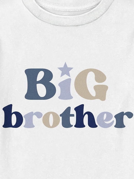 View large product image 2 of 3. Toddler Big Brother Graphic Tee