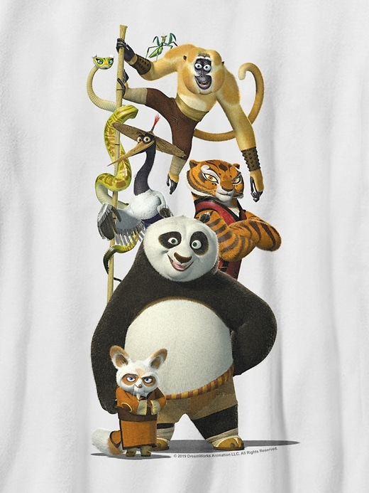 Image number 2 showing, Kids Kung Fu Panda Character Graphic Tee