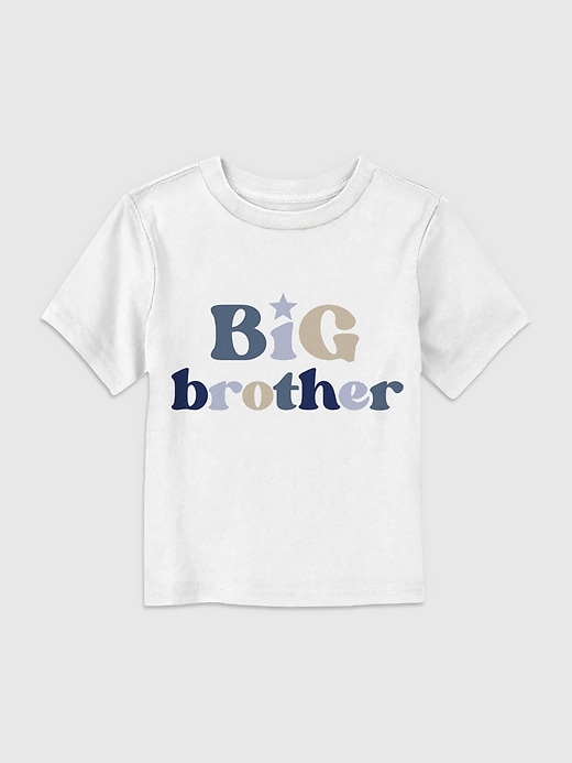 View large product image 1 of 3. Toddler Big Brother Graphic Tee