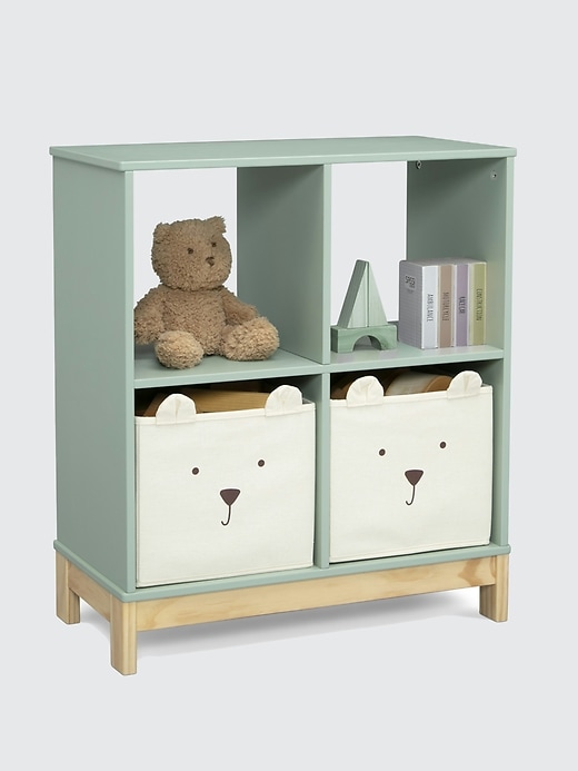 Image number 1 showing, babyGap Brannan Bear Bookcase with Bins