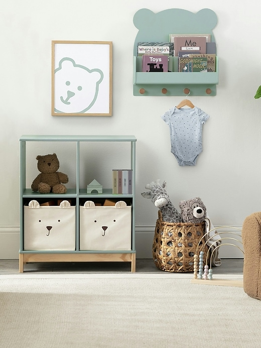 Image number 2 showing, babyGap Brannan Bear Bookcase with Bins