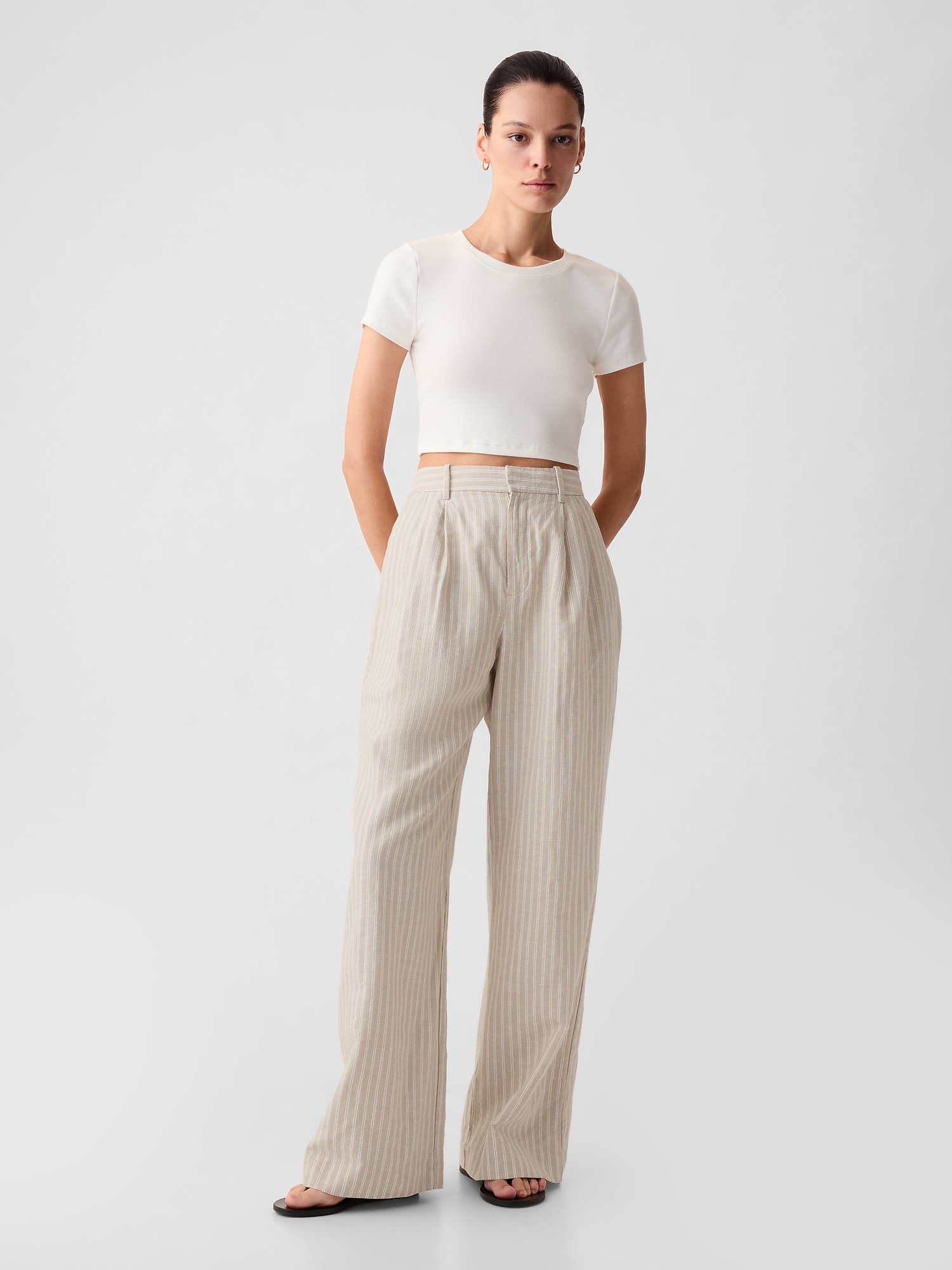 Buy Gap Loose Khaki Cargo Trousers from the Gap online shop