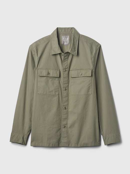 Image number 4 showing, Ripstop Utility Overshirt