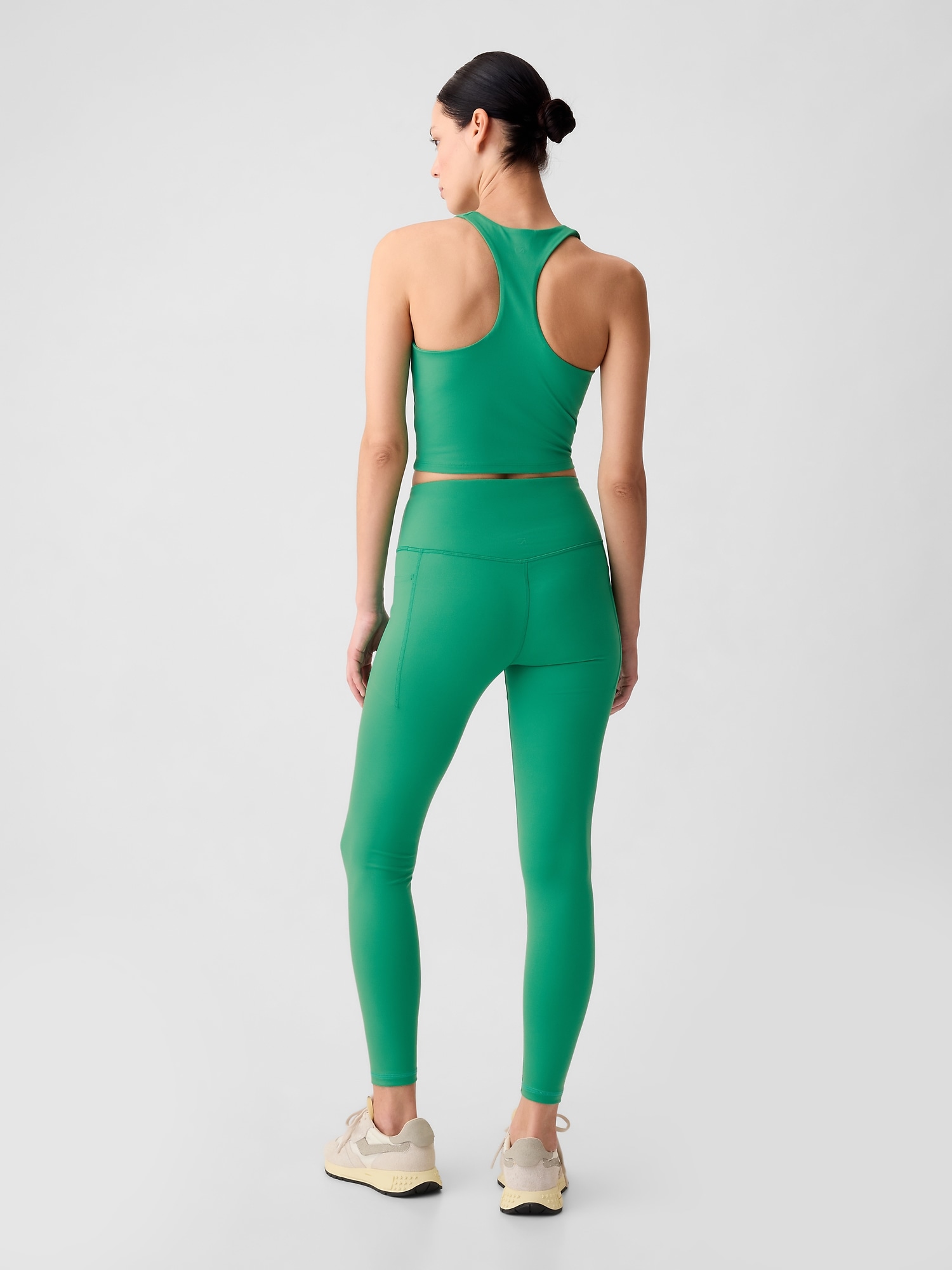 Cotton Women's Tall Leggings in Emerald