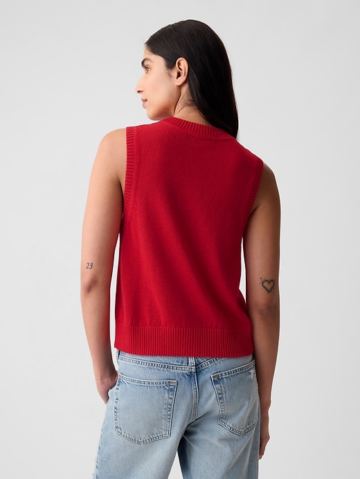 Image number 2 showing, Linen-Blend Sweater Vest