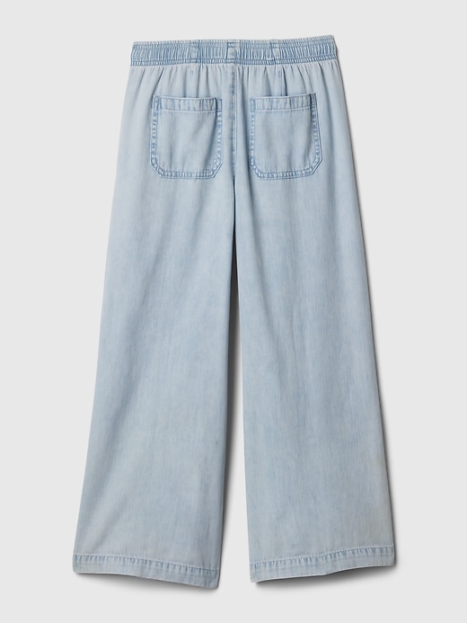 Image number 6 showing, Kids High Rise Pull-On Denim Cargo Jeans