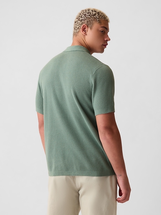 Image number 2 showing, Textured Polo Shirt