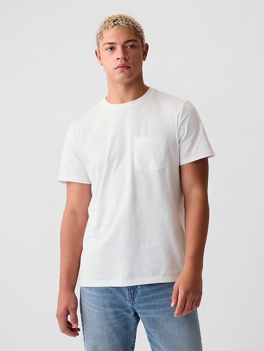 Image number 1 showing, Organic Cotton Pocket T-Shirt