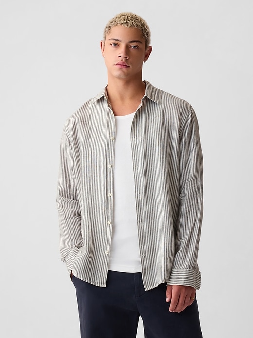 Image number 1 showing, Linen Shirt