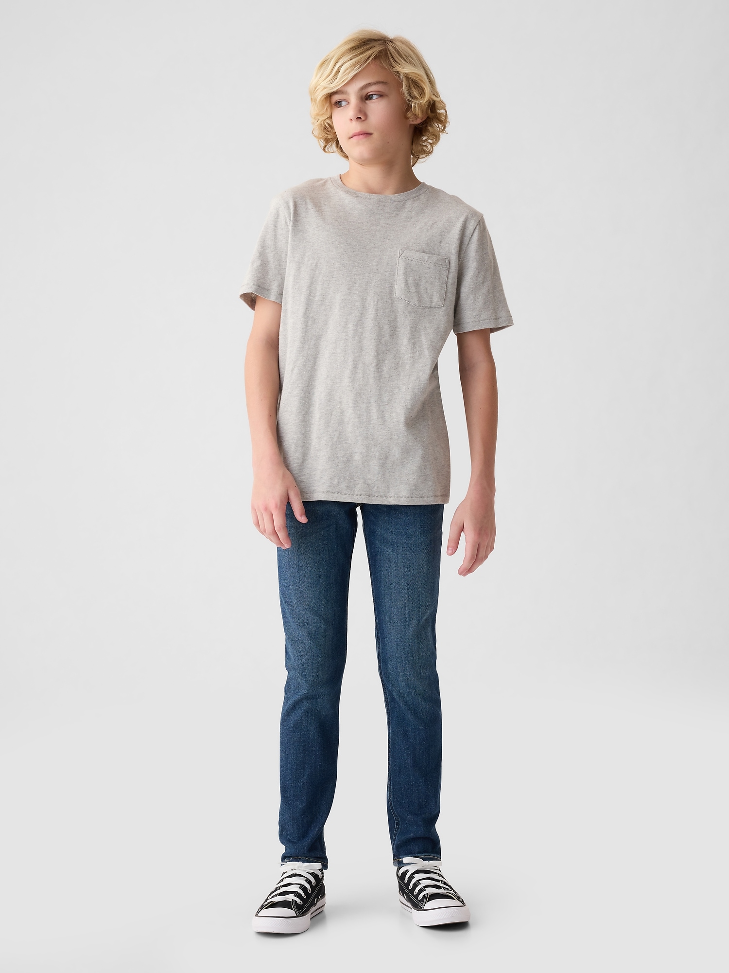  GAP Boys Skinny Fit Jeans, Light Wash, 5 US: Clothing, Shoes &  Jewelry