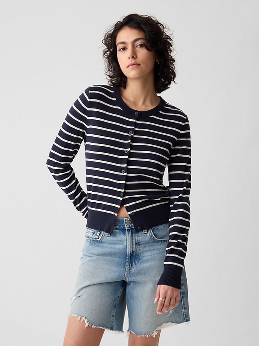 Image number 1 showing, Lightweight CashSoft Cardigan