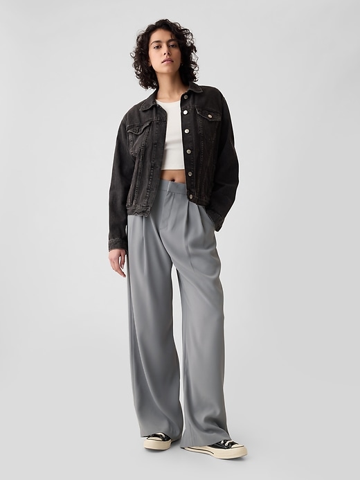 Image number 1 showing, 365 High Rise Pleated Trousers