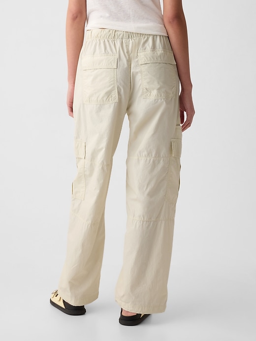 Image number 4 showing, Mid Rise Cargo Parachute Pants