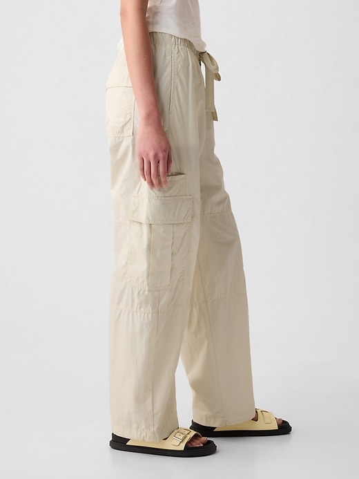 Image number 3 showing, Mid Rise Cargo Parachute Pants