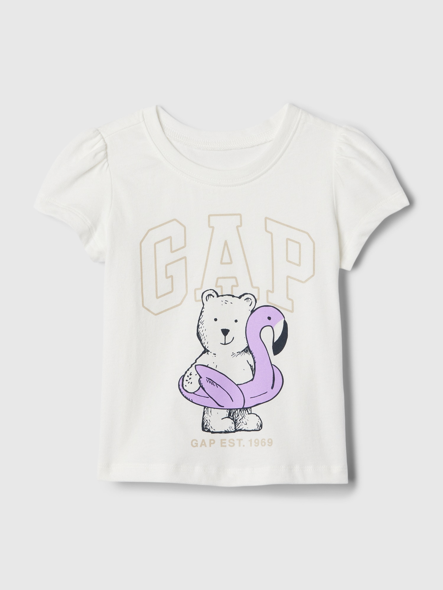 Shop Gap Baby Mix And Match Graphic T-shirt In Off White