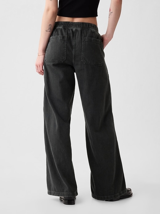 Image number 4 showing, High Rise Utility Easy Jeans