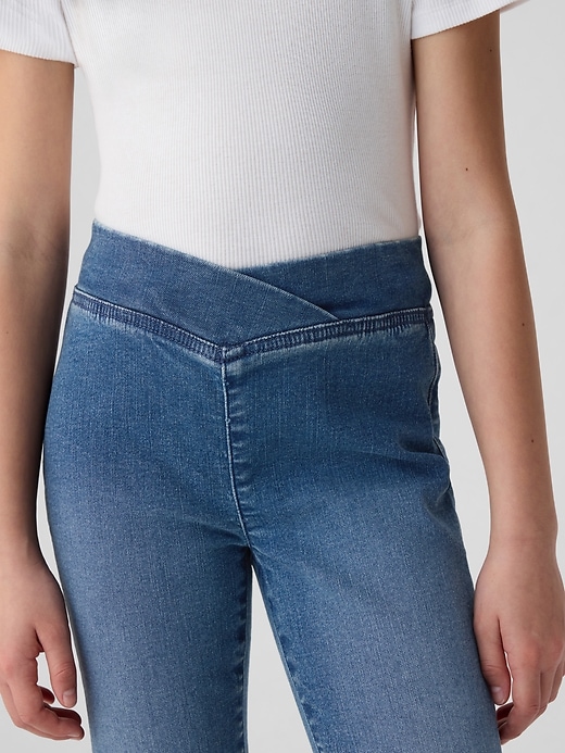 Image number 4 showing, Kids High Rise Crossover Flare Jeans