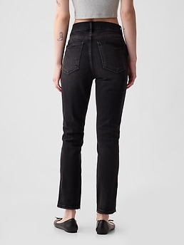 High Rise Vintage Slim Jeans