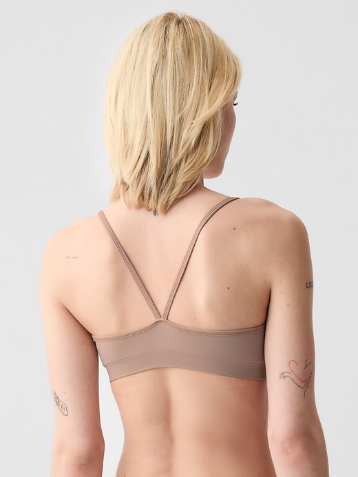 Image number 2 showing, Seamless Racerback Bralette (2-Pack)