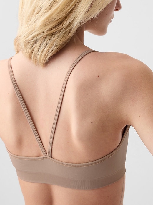 Image number 3 showing, Seamless Racerback Bralette (2-Pack)