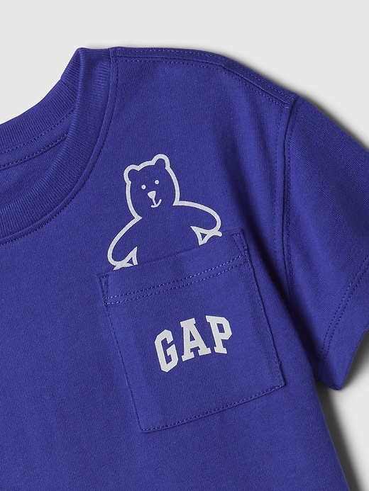 Image number 6 showing, babyGap Brannan Bear Logo Pocket T-Shirt