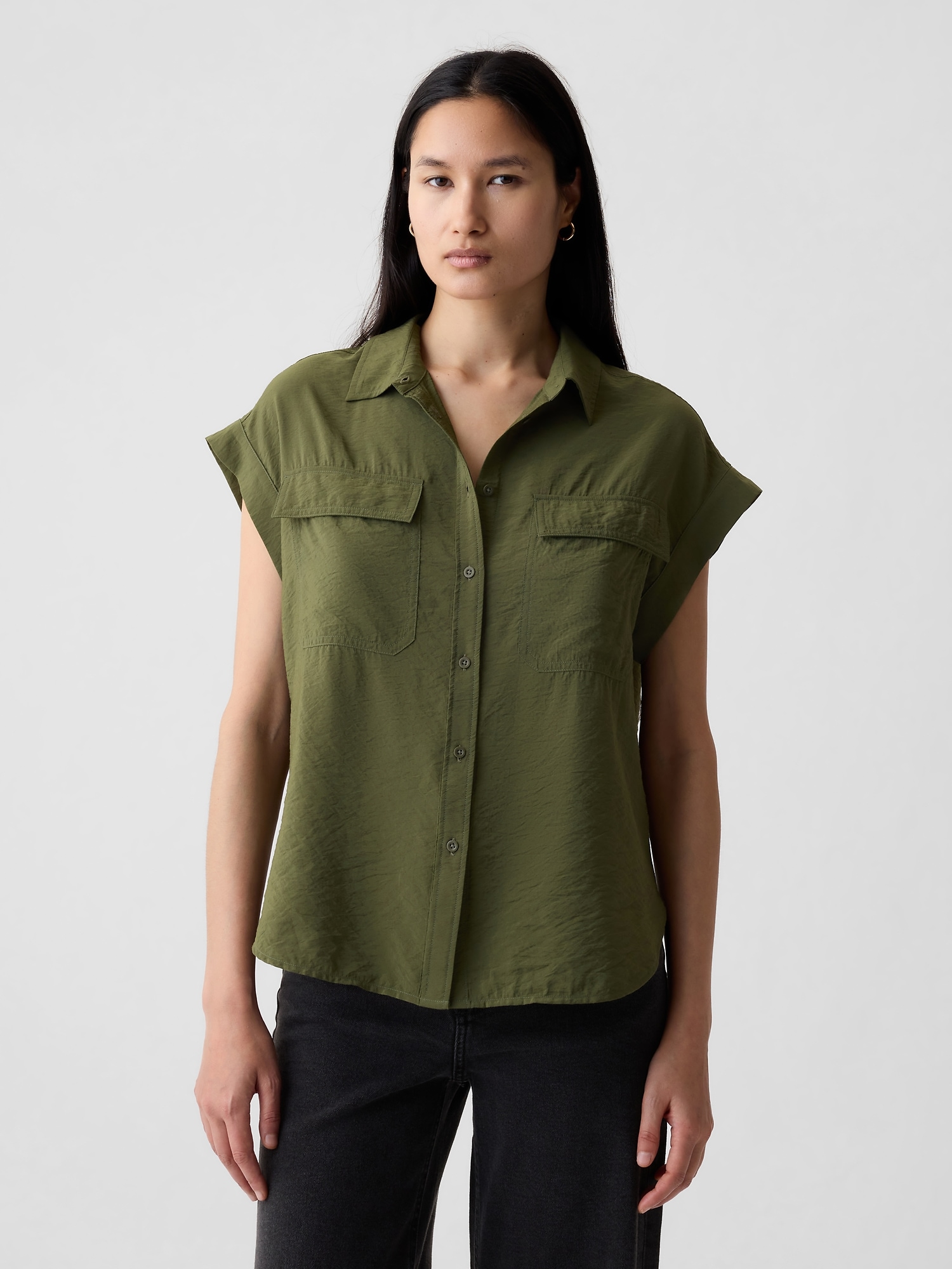 Casual Button Up Shirt | Gap