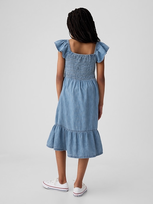 Image number 2 showing, Kids Flutter Print Dress