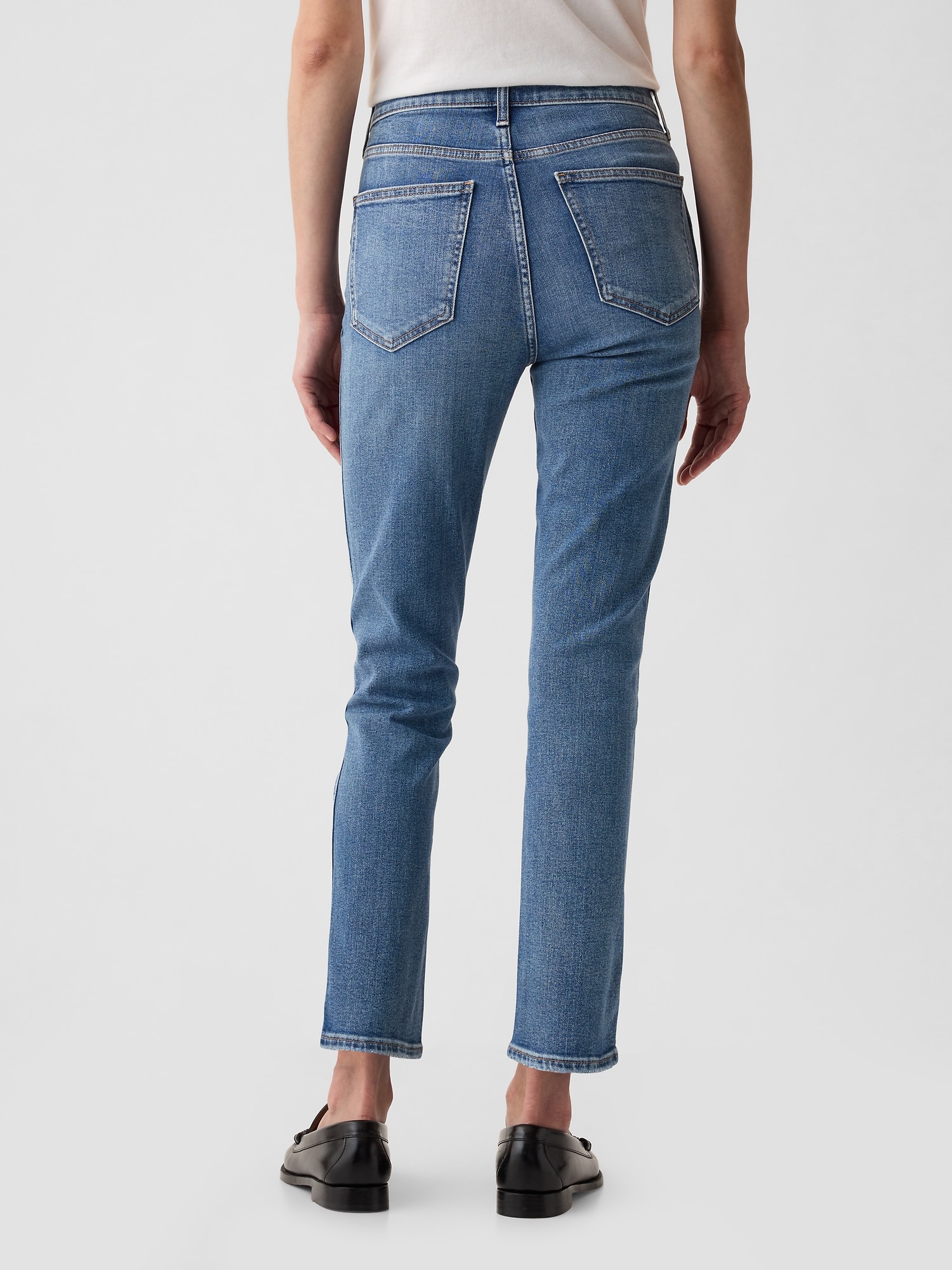 GAP Jeans Womens 30/10 Medium Indigo Vintage Slim Sky High Rise