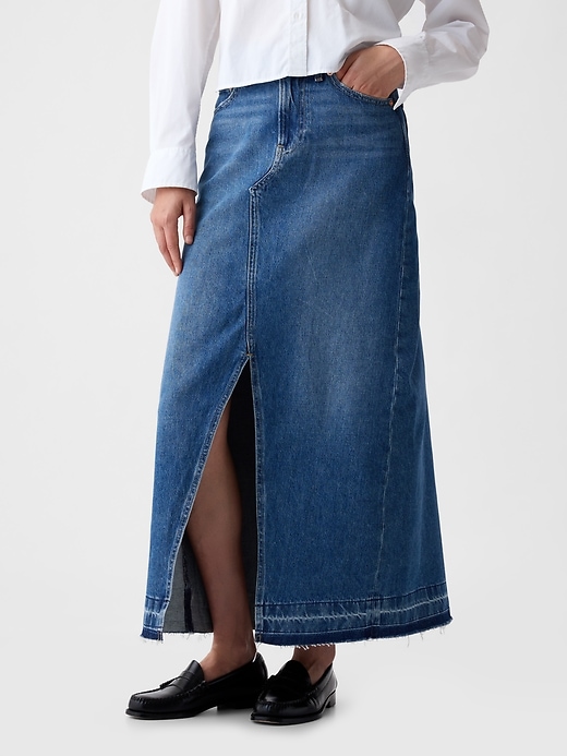 Denim Maxi Skirt | Gap