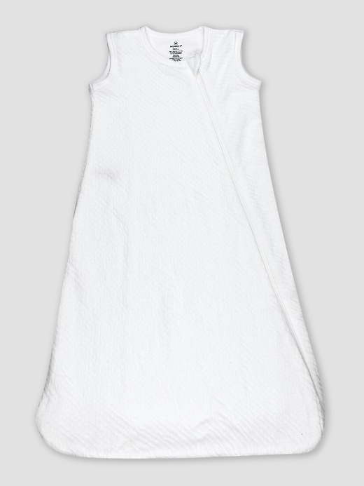 Image number 1 showing, Honest Baby Clothing Organic Cotton Matelasse Wearable Blanket