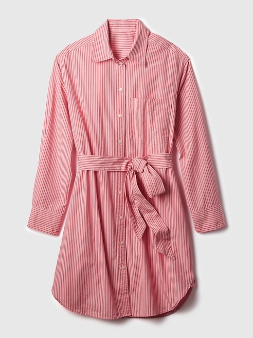 Image number 7 showing, Organic Cotton Stripe Mini Shirtdress