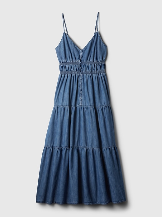 Image number 7 showing, Organic Cotton Denim Maxi Dress