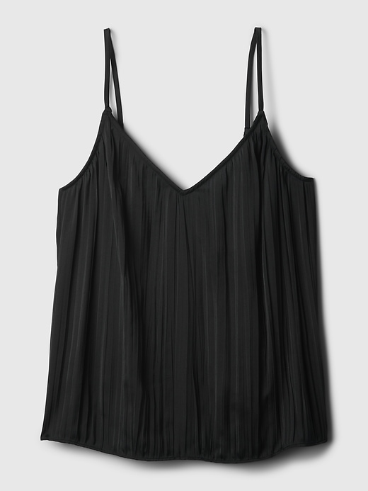 Image number 5 showing, Pleated Satin Cami