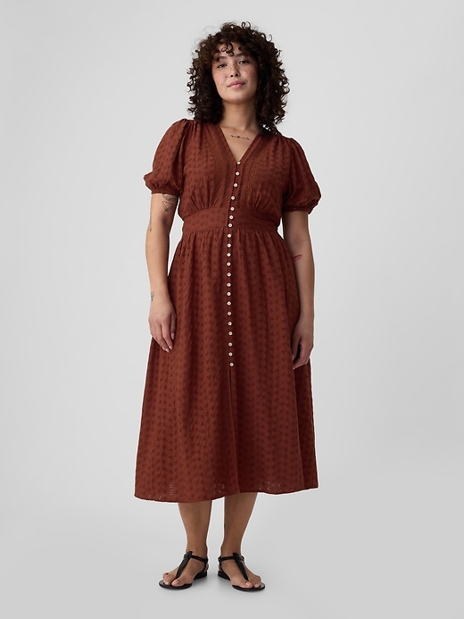 Image number 5 showing, Eyelet Maxi Dress