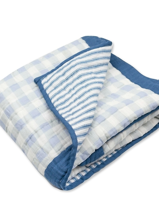 Image number 2 showing, Honest Baby Clothing Organic Cotton Quilted Blanket