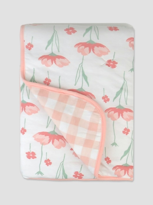 Image number 5 showing, Honest Baby Clothing Organic Cotton Reversible Baby Blanket