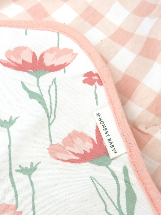 Image number 2 showing, Honest Baby Clothing Organic Cotton Reversible Baby Blanket