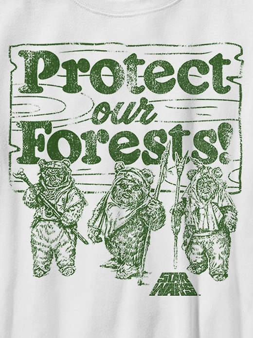 Image number 2 showing, Kids Star Wars Protect Our Forest Graphic Tee